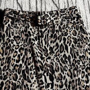 Mini Cheetah Print Skirt